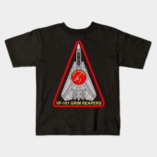 F14 Tomcat - VF101 Grim Reapers Kids T-Shirt